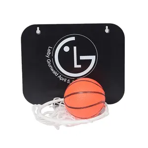 Veilig Materiaal Hot Promotionele Kinderen Opknoping Custom Logo Mini Basketbalbord