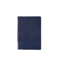100% garantie de satisfaction A6 taille bleu marine cuir tendance agendas personnaliser couverture avant planificateur A5 cahier couverture souple