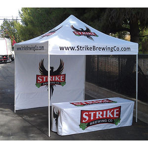 Tấm Che Lều In Logo Sunshine Bán Chạy Nhất Tấm Che Nền Tường Lều Với Khăn Trải Bàn - Product Image 1