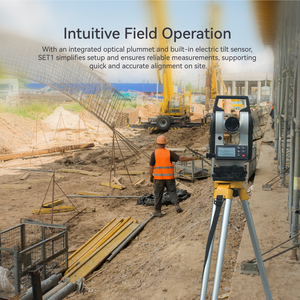 Teodolito Eletrônico de Alta Precisão SingularXYZ SET1 para Topografia Engenharia Display Digital Nivelamento Automático - Product Image 6