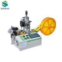 Coupe de sangle de couteau chaud informatisé à grande vitesse SR-97A automatique et poinçonneuse de trous pour sangles textiles