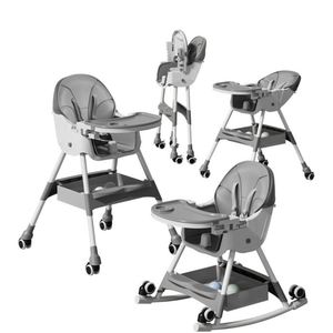 Silla de Alimentación Moderna para Bebés, de Plástico, Segura, Ajustable, Reclinable, Portátil, para Uso en Interiores, Exteriores y Cocina - Product Image 2