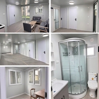 Maison Modulaire Préfabriquée Extensible en Conteneur, Panneau Sandwich, Mini-Villa Extensible, Étanche et Ignifuge, Maison Préfabriquée 2-3 Chambres