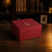 Boîte cadeau de luxe personnalisée en carton rigide avec couvercle et base, emballage écologique en deux parties avec logo personnalisé