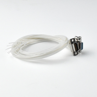 Serie TT J30JS, Conector Circular D-Sub de 15 Pines J30JS-15TJL-300 J30J-15ZKP-300, Carcasa de Acero Inoxidable, Pin de Soldadura, Macho/Hembra, IP66