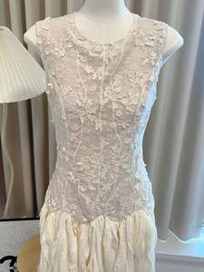 Nuevo <span class=keywords><strong>Vestido</strong></span> Casual de Fiesta Bettergirl para Ramadán 2026, <span class=keywords><strong>Blanco</strong></span>, Corte en A, Largo hasta la Rodilla, Tejido, para Todas las Temporadas, 100% Poliéster - Product Image 5