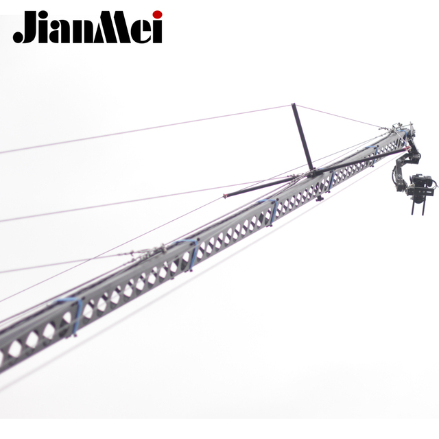 Jianmei DS3-8M Triangular Arm Jib Camera Arm Crane Controller Electric Pan Tilt Rotation Shooting Stabilizer Display