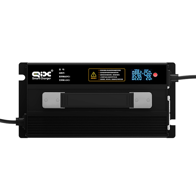 Electric Golf Cart Tricycle LED Display Adjustable Output Voltage Current 2000W Power AC/DC Lithium Battery Charger High