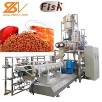 Ligne de production clé en main de machines extrudeuses d'aliments flottants pour poissons aquatiques 2000 kg/h