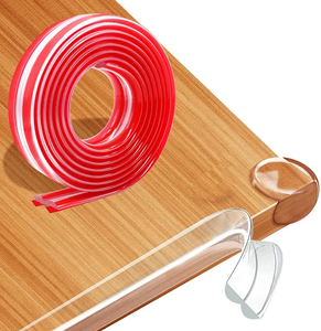 Bande <span class=keywords><strong>de</strong></span> protection en silicone souple <span class=keywords><strong>de</strong></span> 0,6 pouce, protection d'angle pour bébé, protection des meubles, sécurité des enfants, produit pour enfants, coussin <span class=keywords><strong>de</strong></span> bord <span class=keywords><strong>de</strong></span> bureau pour tout-petits - Product Image 1
