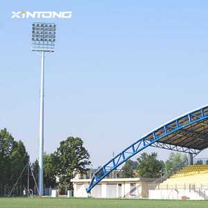 Golf Driving Range <strong>25</strong> <strong>Meters</strong> <strong>High</strong> <strong>Mast</strong> <strong>Light</strong> with Protective Cage - Product Image 6