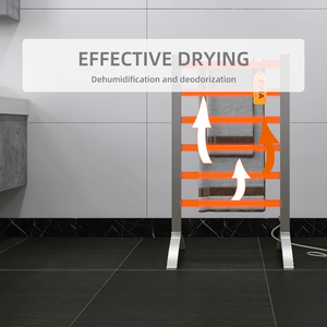 Sèche-serviettes électrique avec échelle de salle de bain sur pied en aluminium EV-120-2 EVIA - Product Image 4