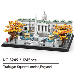 Ensemble de jouets de construction en briques de bâtiments emblématiques du Royaume-Uni : London Eye, <span class=keywords><strong>Big</strong></span> <span class=keywords><strong>Ben</strong></span>, Elizabeth <span class=keywords><strong>Tower</strong></span> <span class=keywords><strong>Bridge</strong></span>, Buckingham Palace, Stonehenge - Product Image 4