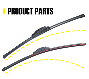 Spazzole tergicristallo piatto <span class=keywords><strong>tergicristalli</strong></span> Multi-adattatori per vetri altre auto da cina all'ingrosso universale nero per BYD S699 - Product Image 3