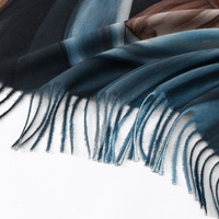 Écharpe longue en tissu semblable au cachemire, imprimé avec le personnage de la Vierge Marie, nouvelle collection automne-hiver, épaisse, chaude et polyvalente