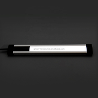 GNSOURCE Lampe LED sous-meuble moderne et fine argentée avec détecteur de mouvement 12V 24V, interrupteur tactile marche/arrêt, lumière du jour 5000K, garantie 2 ans