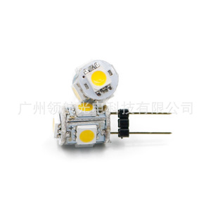 Bombilla LED de cristal para coche G4 5050 5SMD, lámpara de araña, luz de espejo, luz decorativa, blanco cálido - Product Image 5