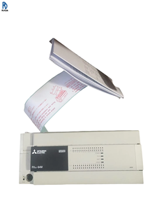 Module de Contrôleur Logique Programmable (PLC) FX3U-64MT/ES-A, 64 Points de Sortie Transistor, Système de Contrôle d'Automatisation Industrielle, Alimentation CA - Product Image 1