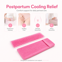 Compresse froide à billes de gel personnalisée avec logo et emballage sur mesure, pour soins post-partum et soutien périnéal chaud/froid
