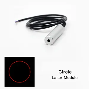 DOE linha linha vermelha do círculo do laço módulo do laser 635nm