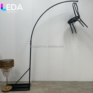 ขาตั้งโครงเหล็กสีดำสำหรับแขวนโคมไฟระย้า งานแต่งงาน ของตกแต่งงานอีเว้นท์ - Product Image 6