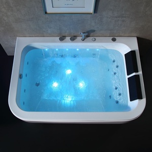 <span class=keywords><strong>Balneo</strong></span> Moderne Acrylique Jakezi <span class=keywords><strong>Baignoire</strong></span> Intérieure Hydromassage Fibre de Verre Double Whirlpool Jaccuzi Spa <span class=keywords><strong>Baignoire</strong></span> - Product Image 5