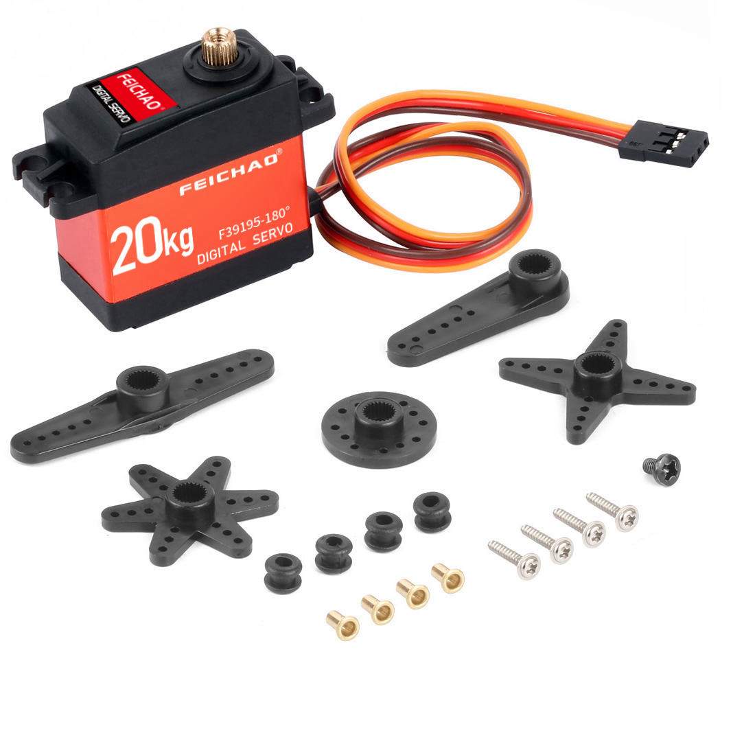 Гигантские весы с большим крутящим моментом, цифровой сервопривод FT6560M для автомобиля 1/5, 60 кг см