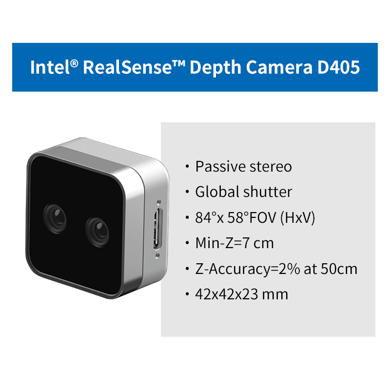 Realsense Depth Sensing Camera 3D Imaging Applications IR