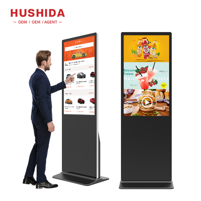 RK3288 Wifi Touch Screen 43 50 55 Inch Indoor Mini Portable Kiosk Window Digital Signage Display