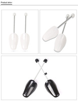 Chausse-chaussures en plastique à ressort réglable en taille, anti-plis, anti-rides, extenseur de chaussures
