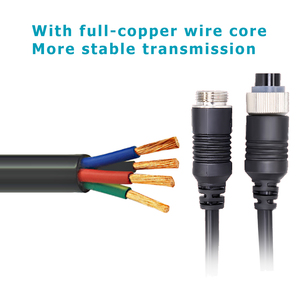 STONKAM-cable de cámara de visión trasera para camión, autobús, autocaravana, sistema de Monitor de cámara de visión trasera, extensión de 4 pines, 5M - Product Image 2