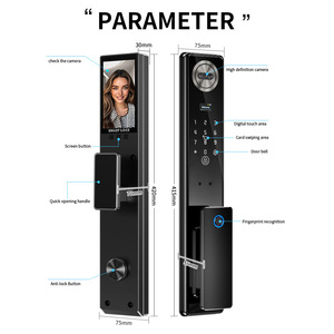 Handaily không thấm nước CNC thông minh khóa tuya wif Video intercom r Nhà vân tay điều khiển từ xa đa Ngôn ngữ hỗ trợ khóa - Product Image 6