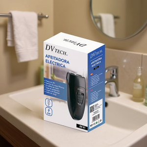 Dvtech Electric Shaver 2W 10H Runtime With Cleaning Cap And <b>Charging</b> <b>Cable</b> For Men's Beard Trimming - Product Image 3