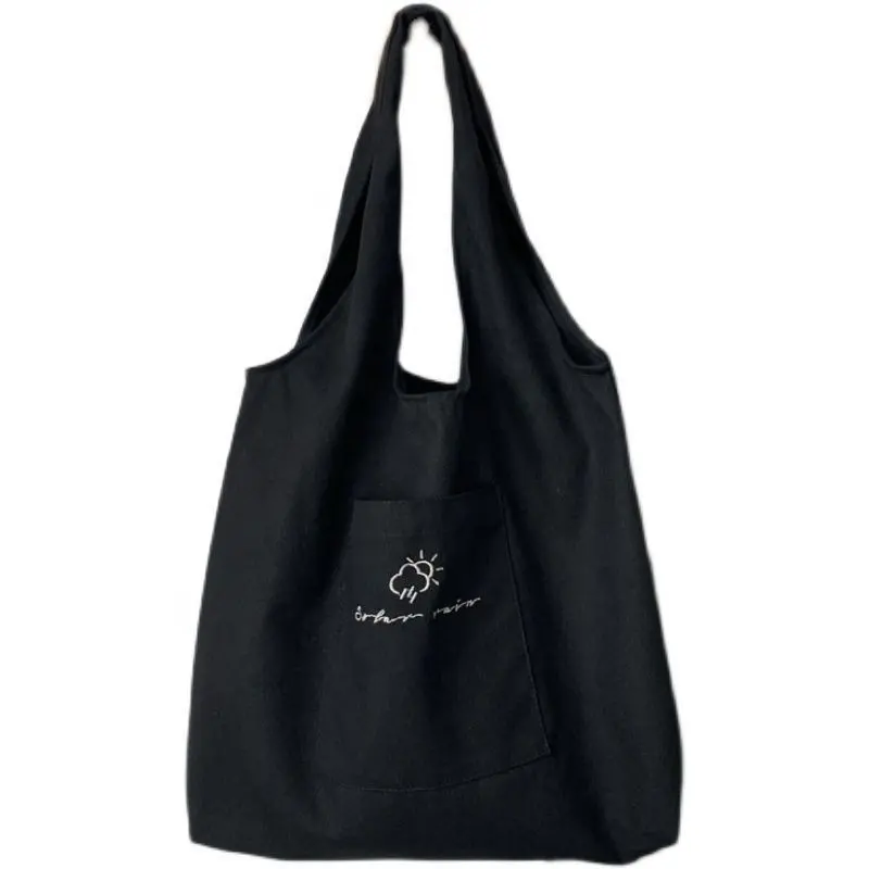 Bolsas de algodón reutilizables para compras, bolsas de mano de algodón con logotipo personalizado, ecológico, recicladas, en blanco, venta al por mayor