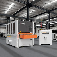 CYHot vente machine automatique de finition de surface ébavurage polissage plaques métalliques plates utilisées pour les usines de fabrication de condition