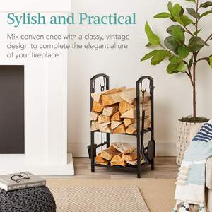 Support <span class=keywords><strong>à</strong></span> <span class=keywords><strong>bois</strong></span> <span class=keywords><strong>de</strong></span> chauffage support <span class=keywords><strong>de</strong></span> bûches extérieur avec ensemble d'outils <span class=keywords><strong>de</strong></span> cheminée porte-bûches <span class=keywords><strong>de</strong></span> feu en fer forgé grand <span class=keywords><strong>poêle</strong></span> <span class=keywords><strong>à</strong></span> <span class=keywords><strong>bois</strong></span> avec crochet balai Sh - Product Image 6