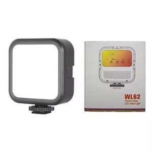 Lámpara de bolsillo portátil WL62 de tres colores, iluminación de fotos, luz de vídeo LED RGB ajustada, 3 modos, luz de vídeo con Clip recargable - Product Image 1