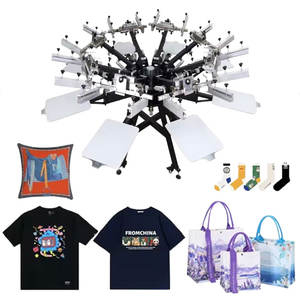 <span class=keywords><strong>Precio</strong></span> <span class=keywords><strong>de</strong></span> fábrica Manual 8 colores Serigraphie Impresora Cilindro Camiseta Rotativa Máquina <span class=keywords><strong>de</strong></span> serigrafía - Product Image 1