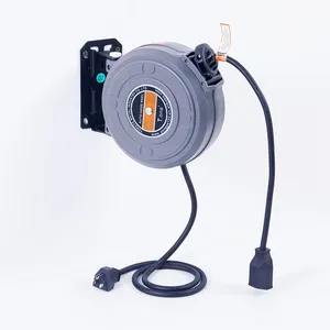 Vườn tự động mini có thể thu vào Hose Reel cáp điện Hose Reel treo tường rửa xe điện Hose Reel