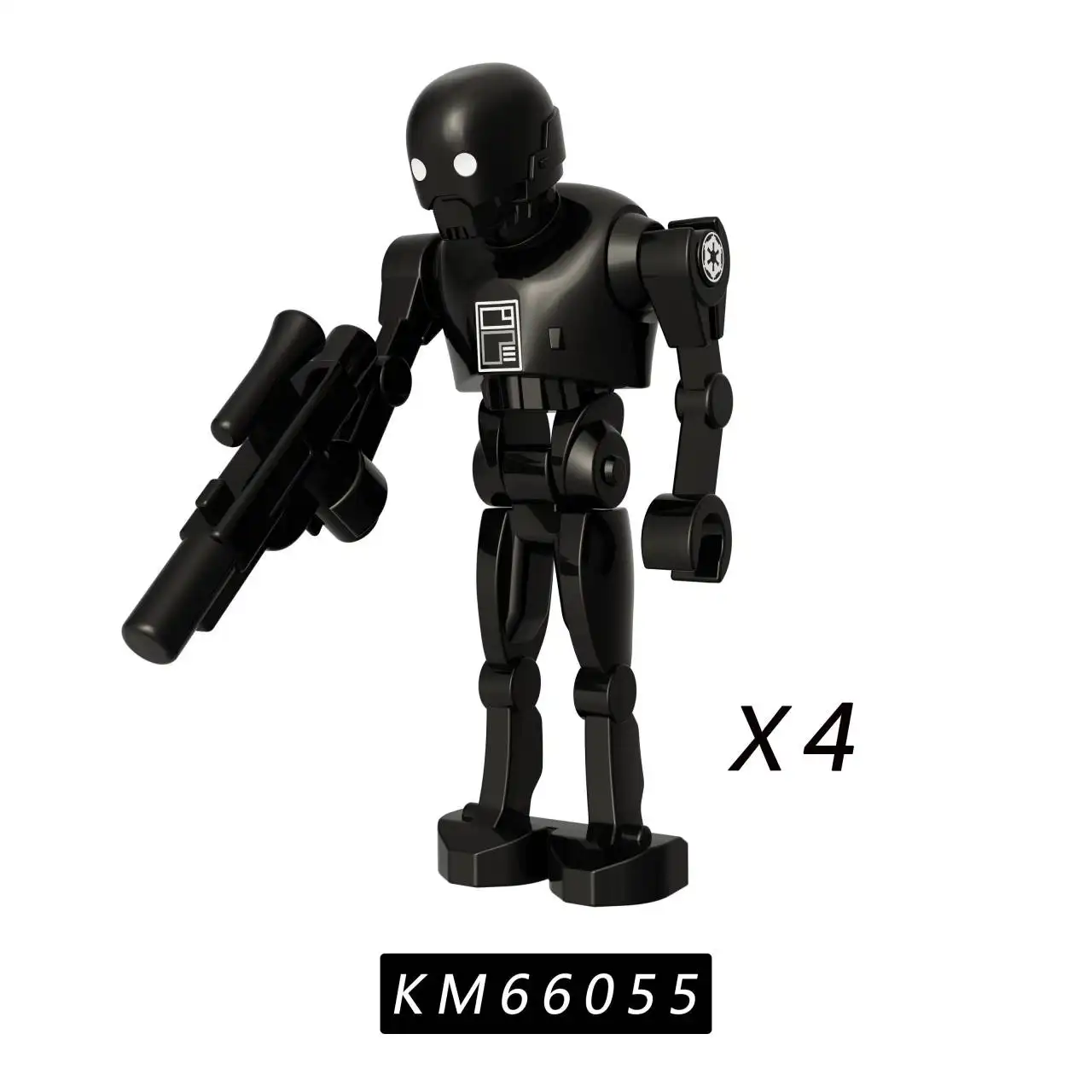 KM66055 K-2SO R2 D2 로봇 제국 보안 드로이드 SW 우주 전쟁 미니 액션 그림 빌딩 블록 어린이 장난감 벽돌