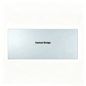 Manufacturer OEM Custom Printing XXL Large Glass Gaming Mouse Pad Smooth Fast Glide Thin Glass Mousepad with 2.5D Rounded <b>Edges</b> - Product Image 1