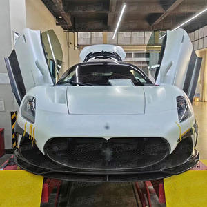 Labio de parachoques delantero de fibra de carbono seco de alta calidad para 2020-2023 <span class=keywords><strong>Maserati</strong></span> <span class=keywords><strong>MC20</strong></span> piezas de parachoques de coche estilo PT modificado actualizado - Product Image 4