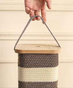 Service OEM ODM personnalisé : Griffoir minimaliste modulaire pour <span class=keywords><strong>chat</strong></span> avec pilier interchangeable et base antidérapante pour activité intérieure du <span class=keywords><strong>chat</strong></span> - Product Image 5