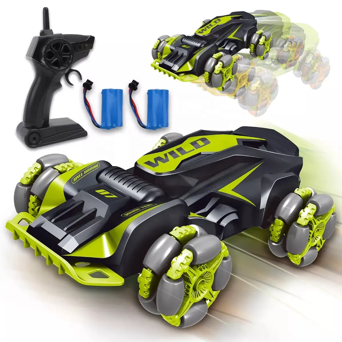 Best Off Road 2.4Ghz Water Land Double Sided Driving 180 Flips Collection Dual Controller Gesture Sensing Amphibious Stunt Car
