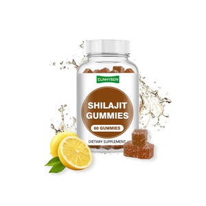 Ashwagandha Boost enerji seviyeleri sakızlı takviyesi Shilajit özü sakızlı stok özel etiket Shilajit Gummies - Product Image 1