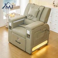 Mobilier de salon de manucure, fauteuil de pédicure avec spa pour les pieds et massage, chaises de manucure
