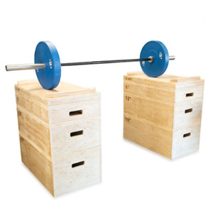 กล่องไม้สำหรับยกน้ำหนักกล่องบาร์เบลทำความสะอาดและกระตุก - Product Image 4