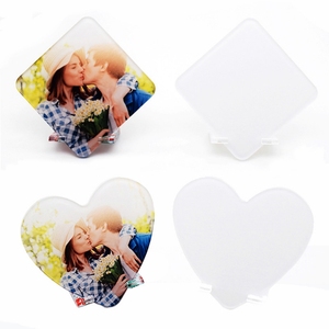 Nuovo creativo sublimazione termica cornice acrilica per foto trasferimento termico per la stampa fai da te acrilico foto tavolo bianco decorazione per la casa regalo - Product Image 1