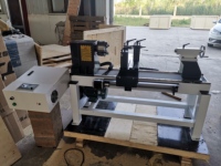Hobby CNC-houtdraaibank voor kommen, borden, vazen, bekers