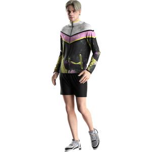 Vente en gros de sweats à capuche zippés pour hommes, sublimés, pour le sport de lutte - Product Image 5